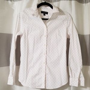 Banana republic 6 long sleeve fitted dress shirt